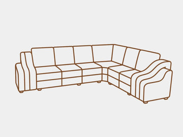 Fundas de muebles modulares 6 piezas