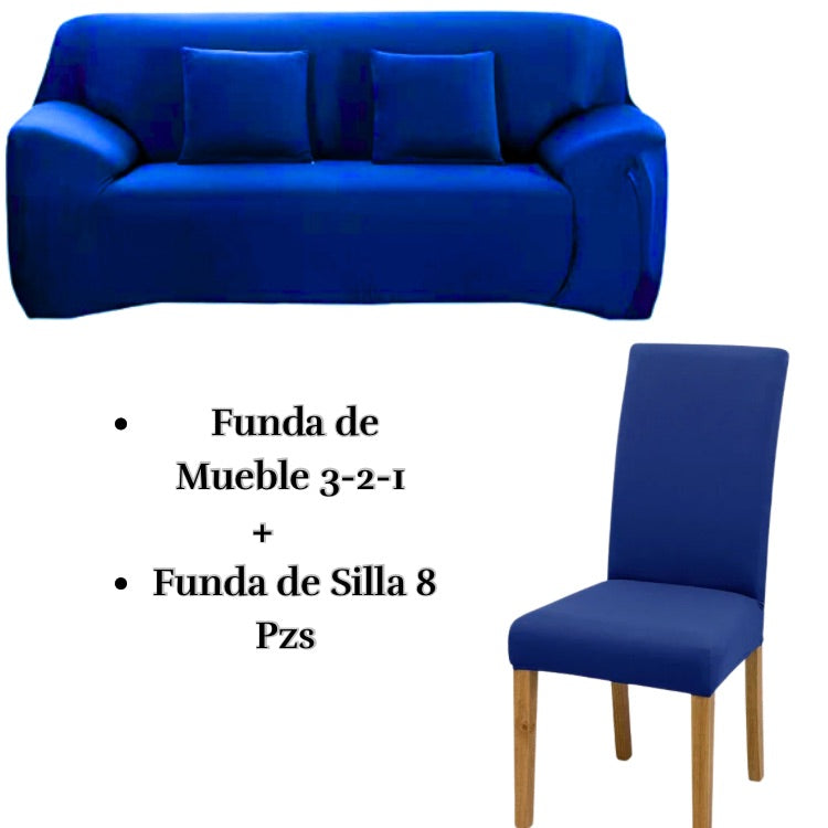 PACK LYCRA ENTERO : Funda de mueble con silla Lycra entero