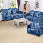 Funda de mueble 3-2-1 Terciopelo printed con 6 fundas de cojines