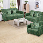 Funda de mueble 3-2-1 Terciopelo printed con 6 fundas de cojines