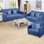 Funda de mueble 3-2-1 Terciopelo printed con 6 fundas de cojines