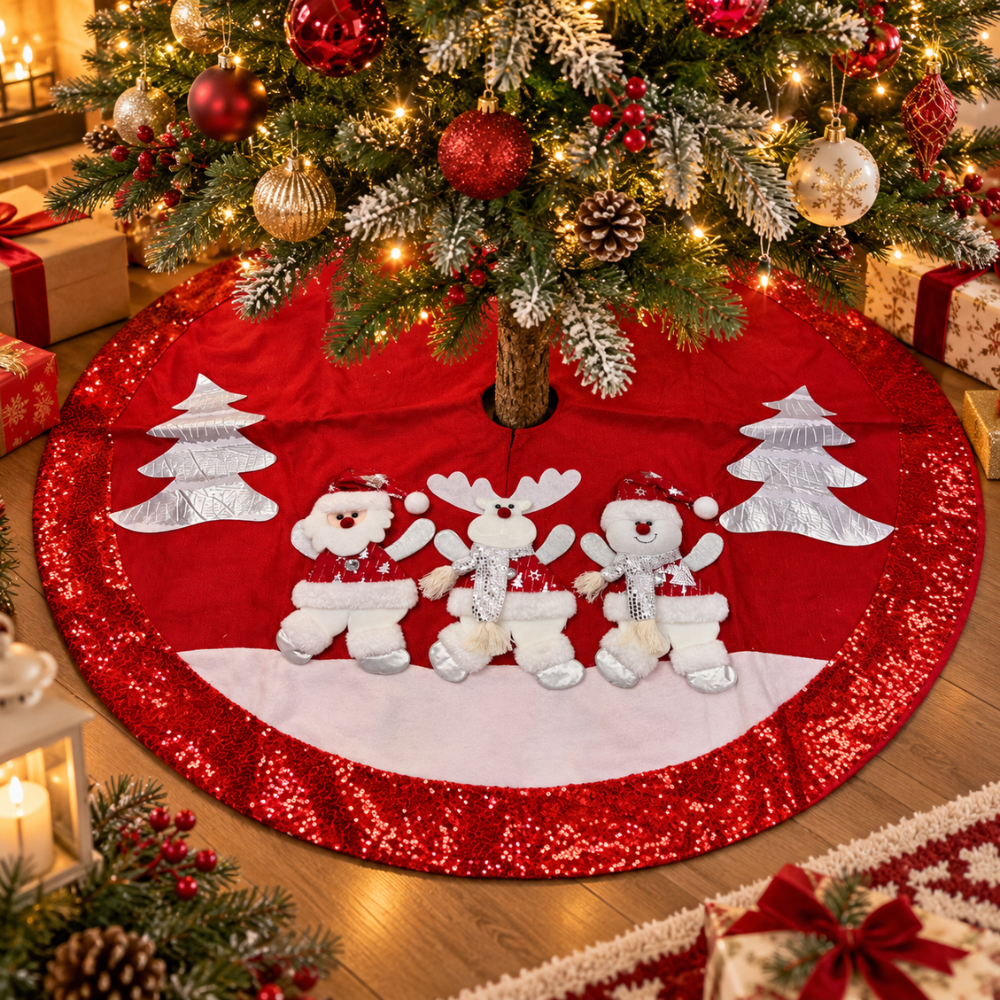 Piso de Árbol Navideño Merry Christmas