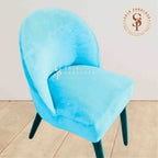 Funda de Silla vintage en terciopelo liso