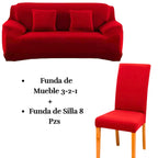 PACK LYCRA ENTERO : Funda de mueble con silla Lycra entero