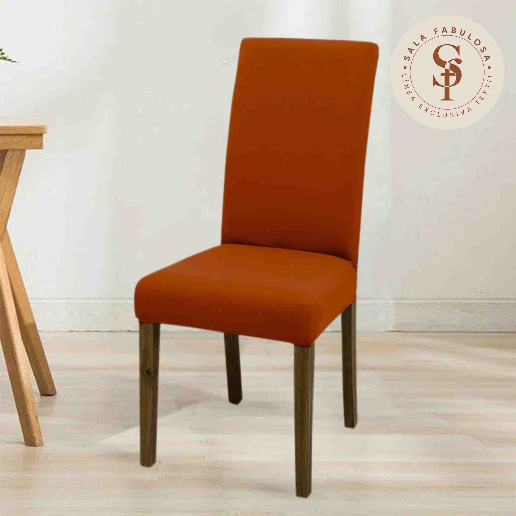 Funda de silla x8pzs lycra color entero