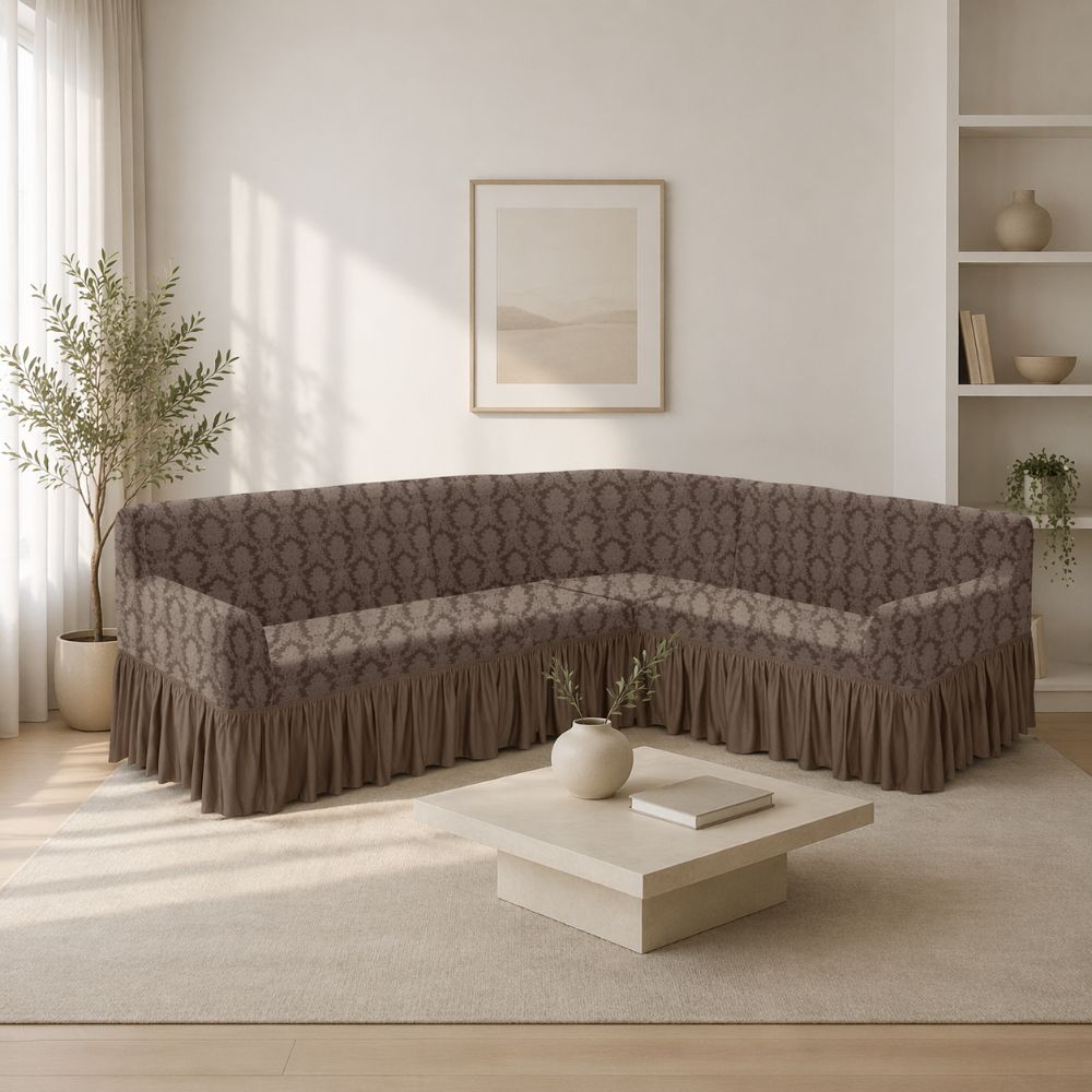 Funda de mueble modular 4 piezas  - Alto relieve Damasco