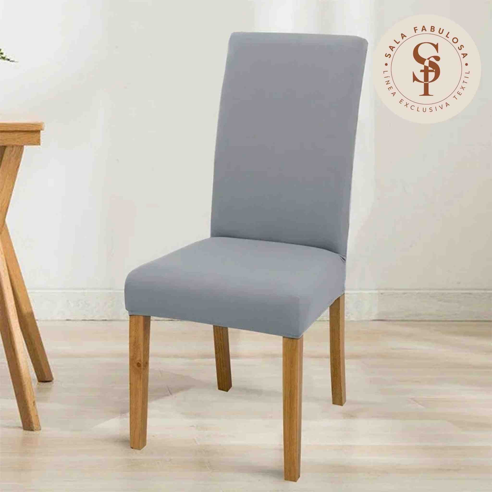 Funda de silla x8pzs lycra color entero