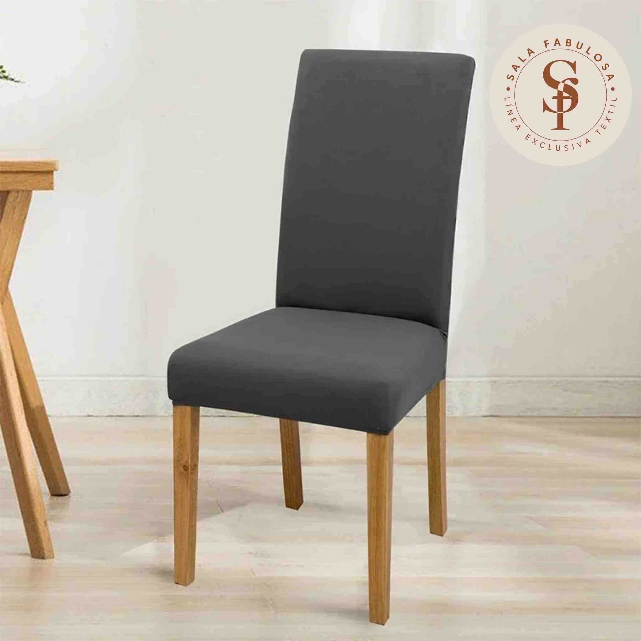 Funda de silla x8pzs lycra color entero