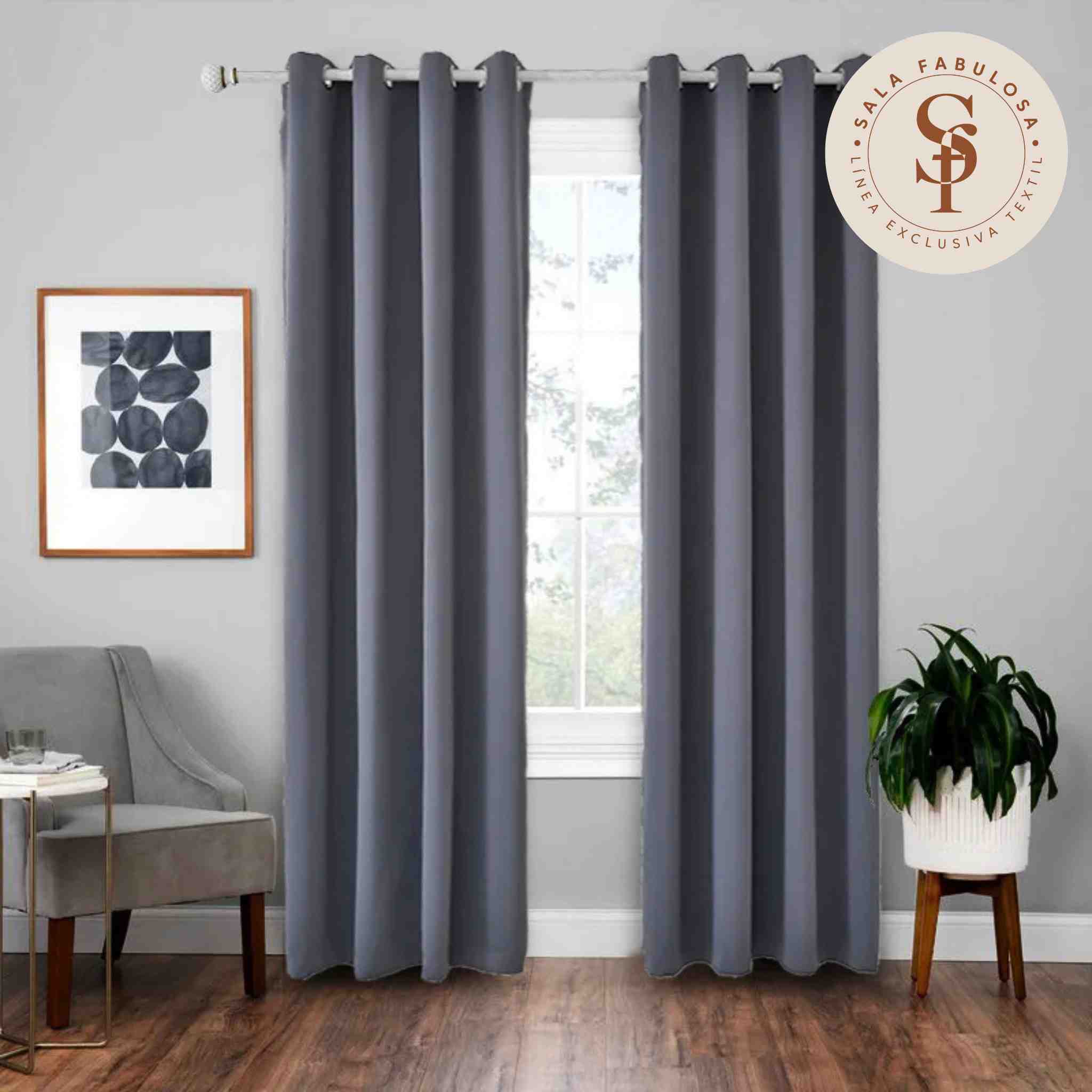 Pack Ventana de Ensueño: Cortina + tubo 3mts