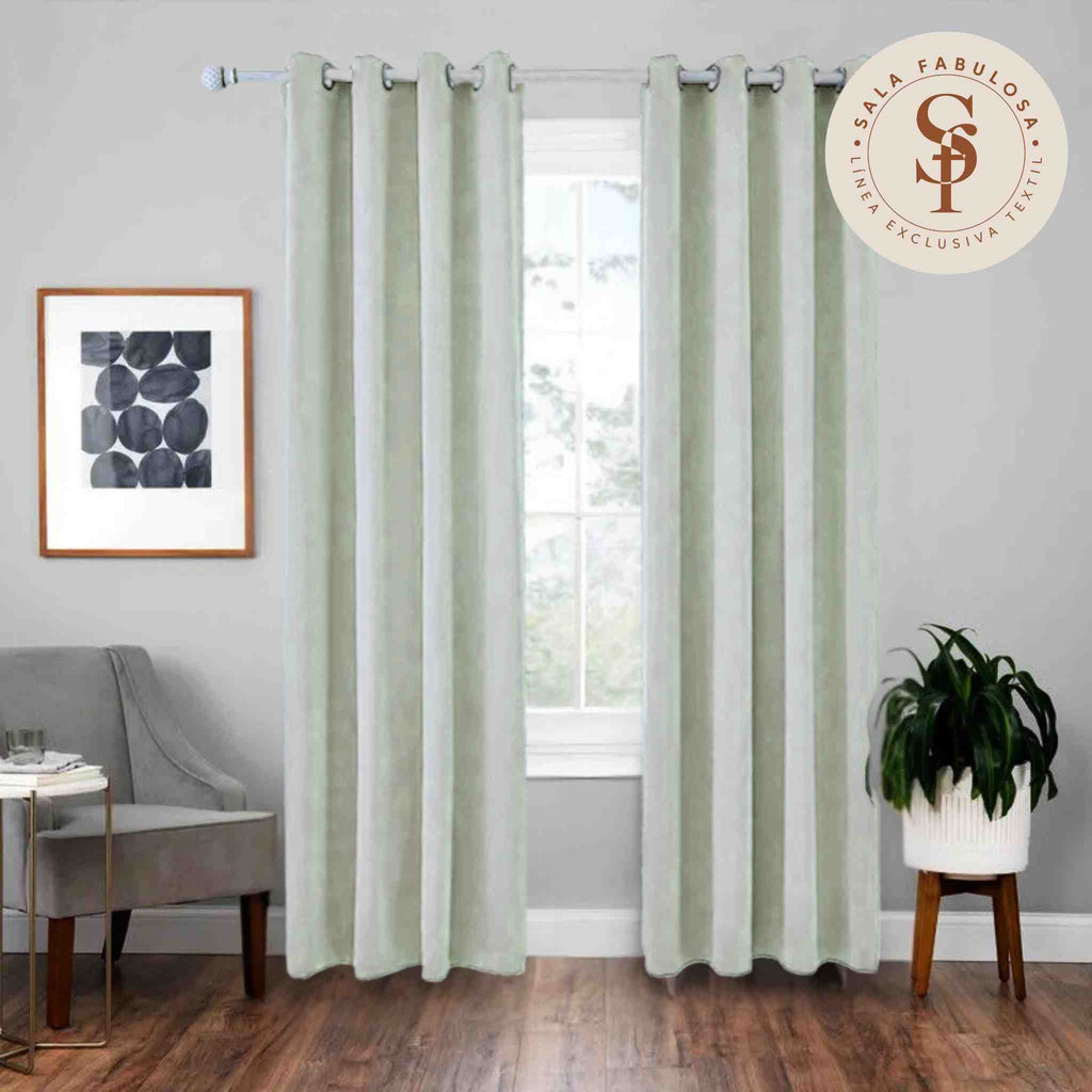 Pack Ventana de Ensueño: Cortina + tubo 3mts