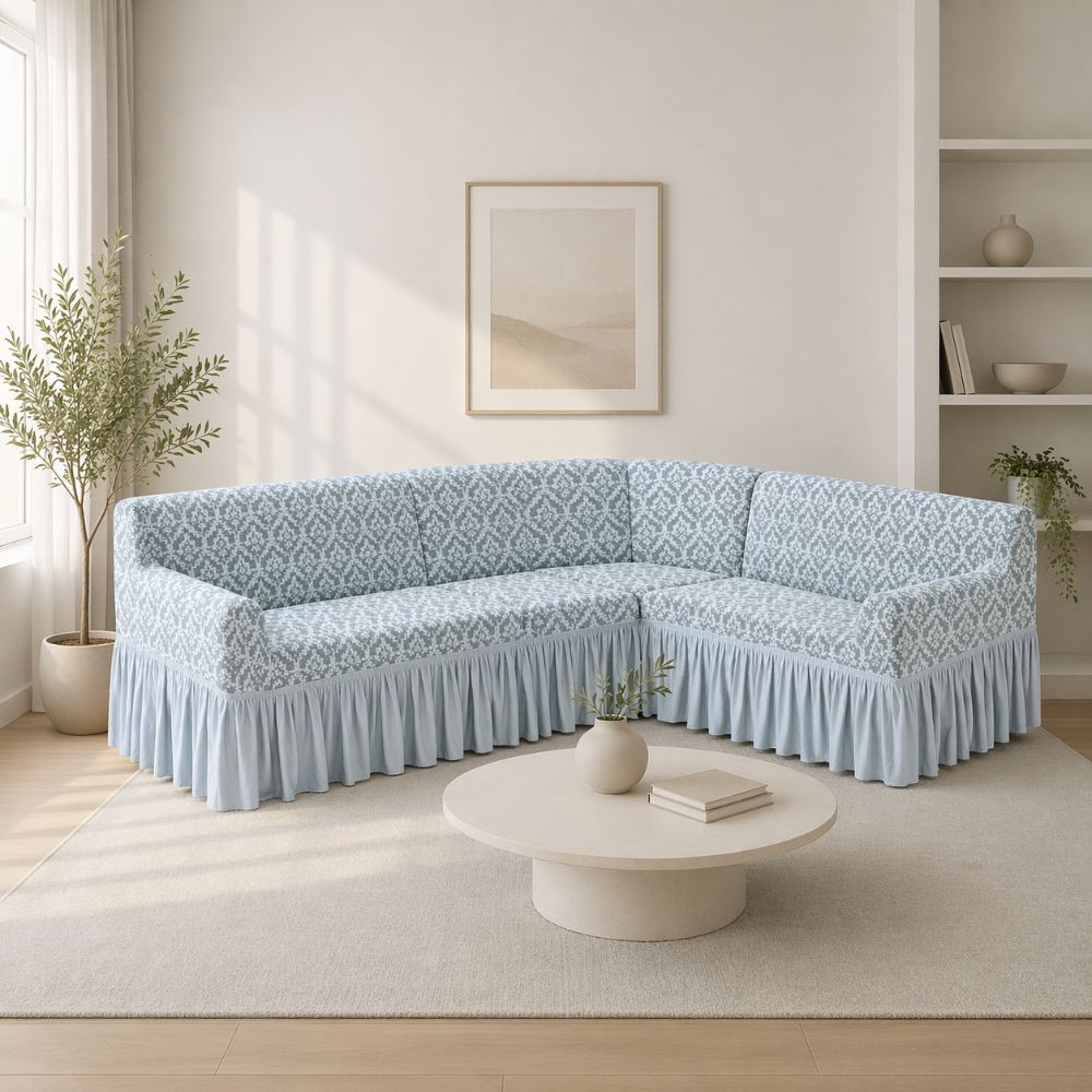 Funda de mueble modular 4 piezas  - Alto relieve Damasco