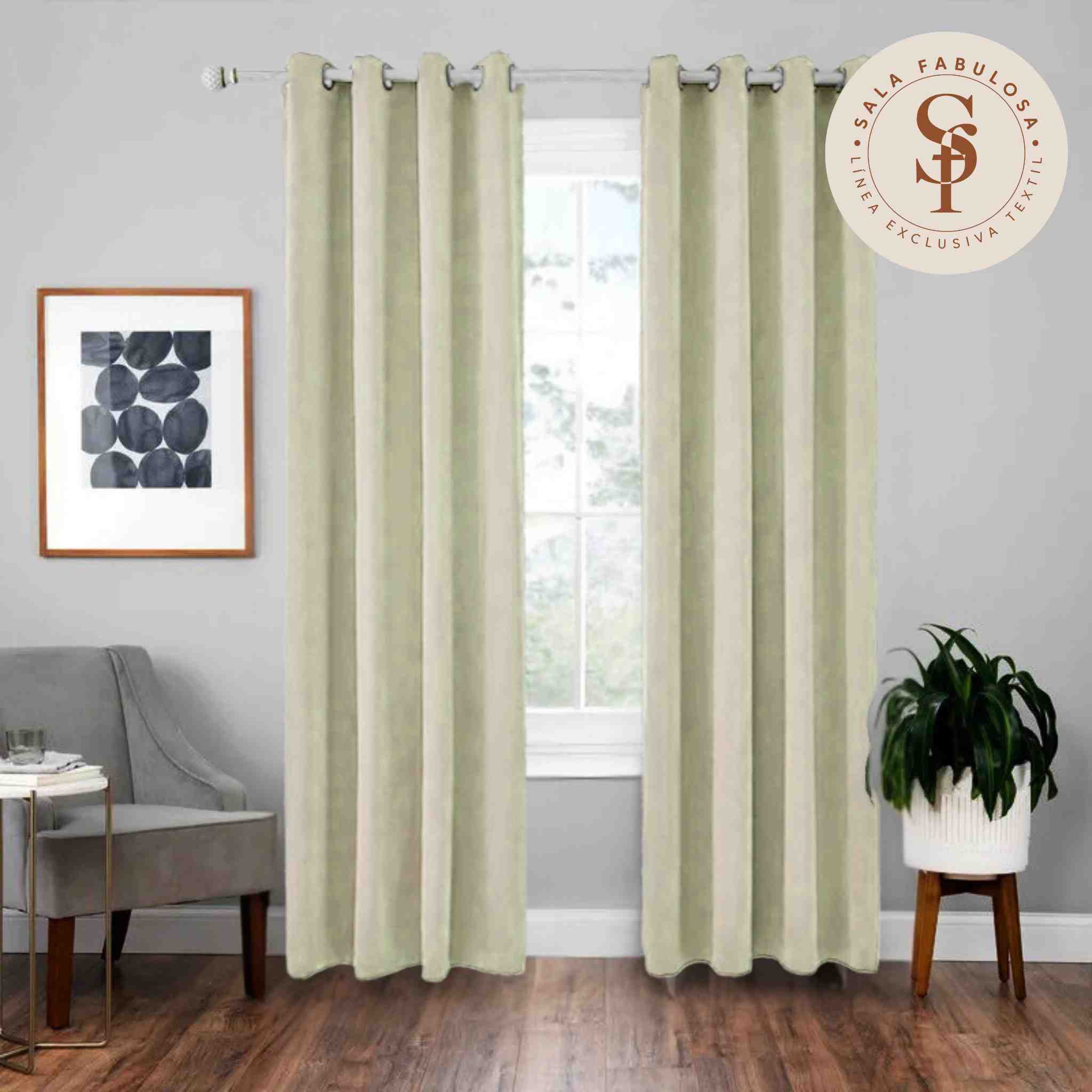 Cortina Jackquard Rustico