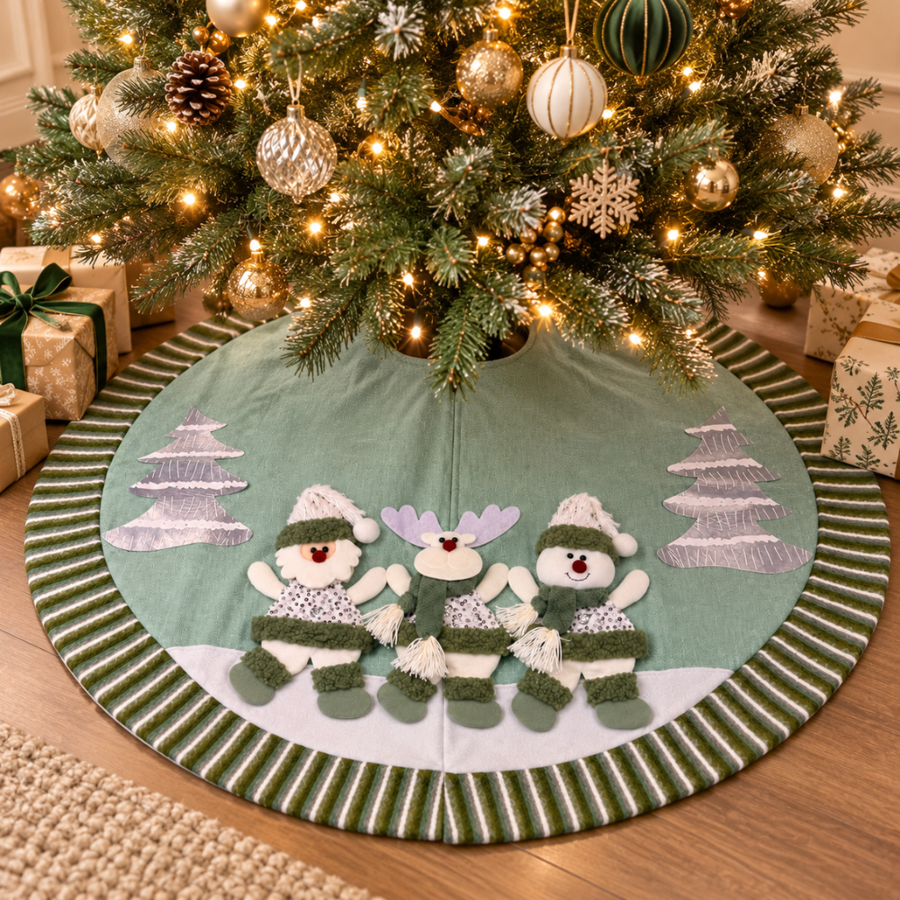Piso de Árbol Navideño Merry Christmas