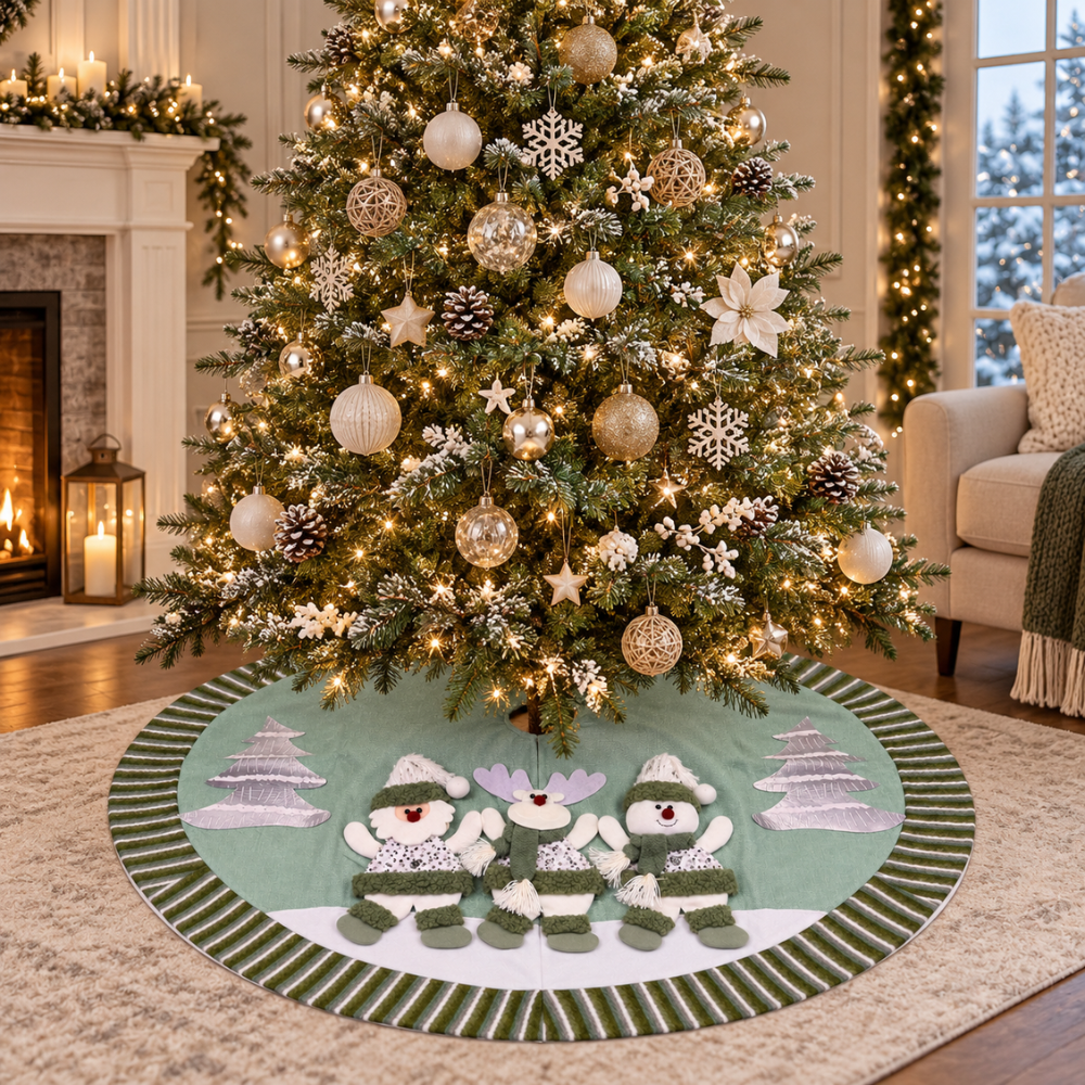Piso de Árbol Navideño Merry Christmas