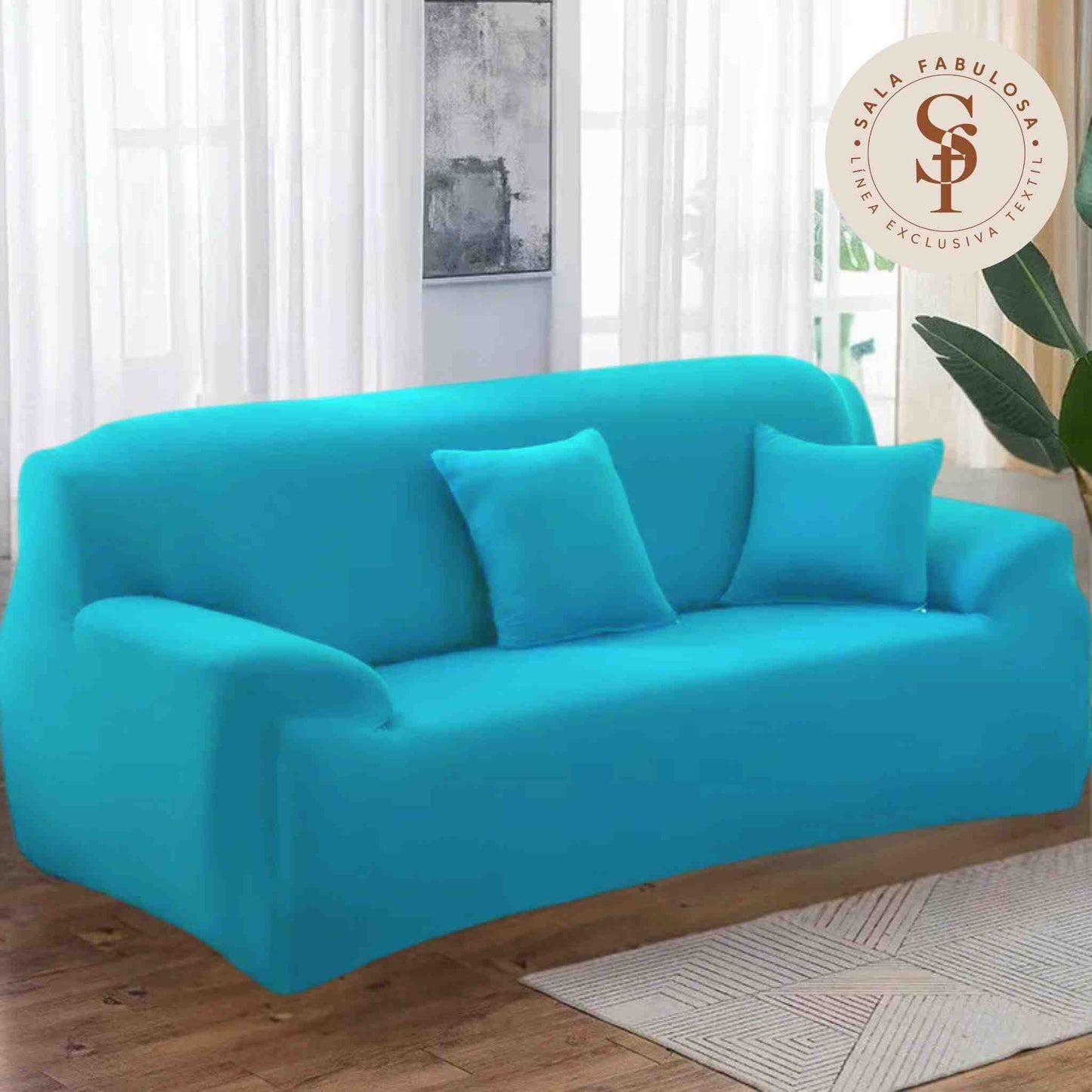 Funda de mueble 3-2-1 en Lycra color entero