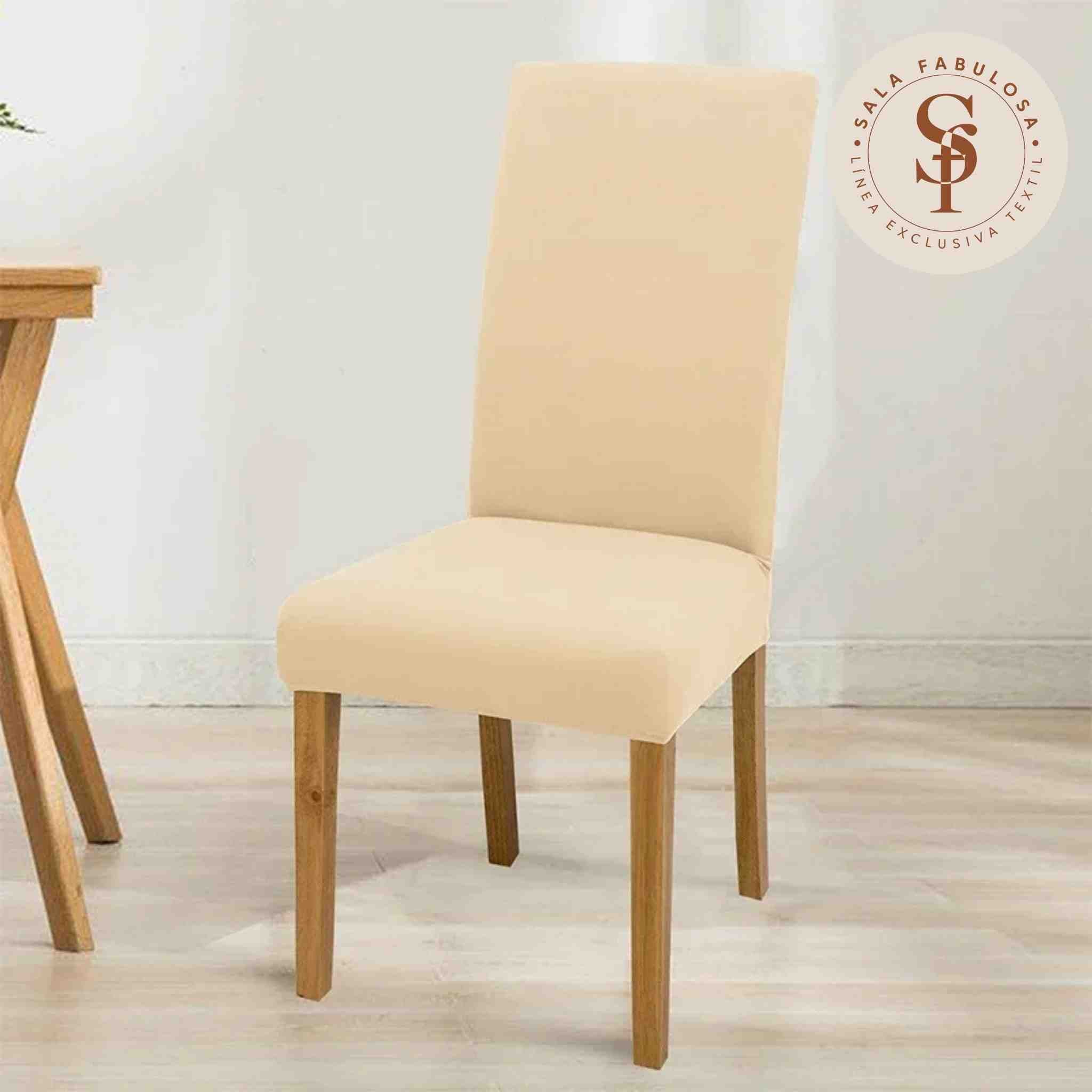 Funda de silla x8pzs lycra color entero