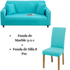 PACK LYCRA ENTERO : Funda de mueble con silla Lycra entero