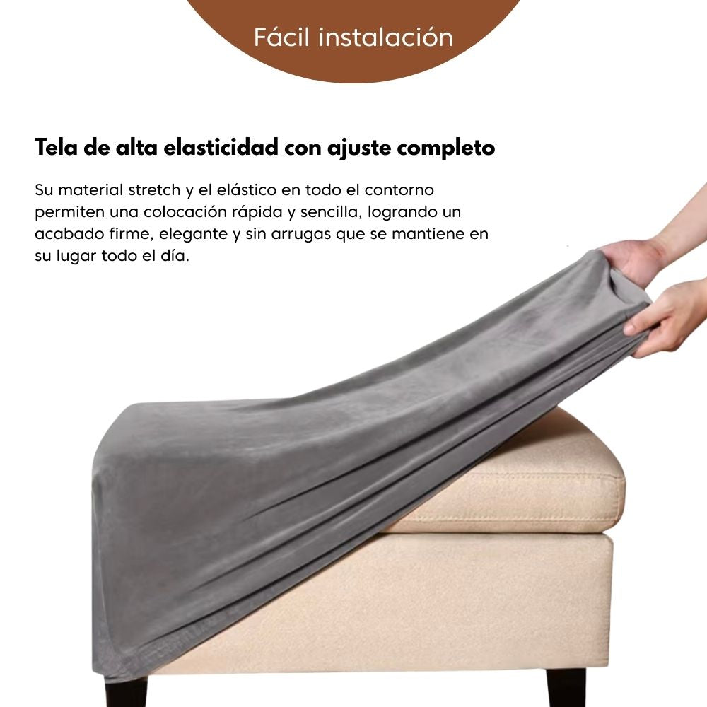 Funda de baúl , puff o banqueta