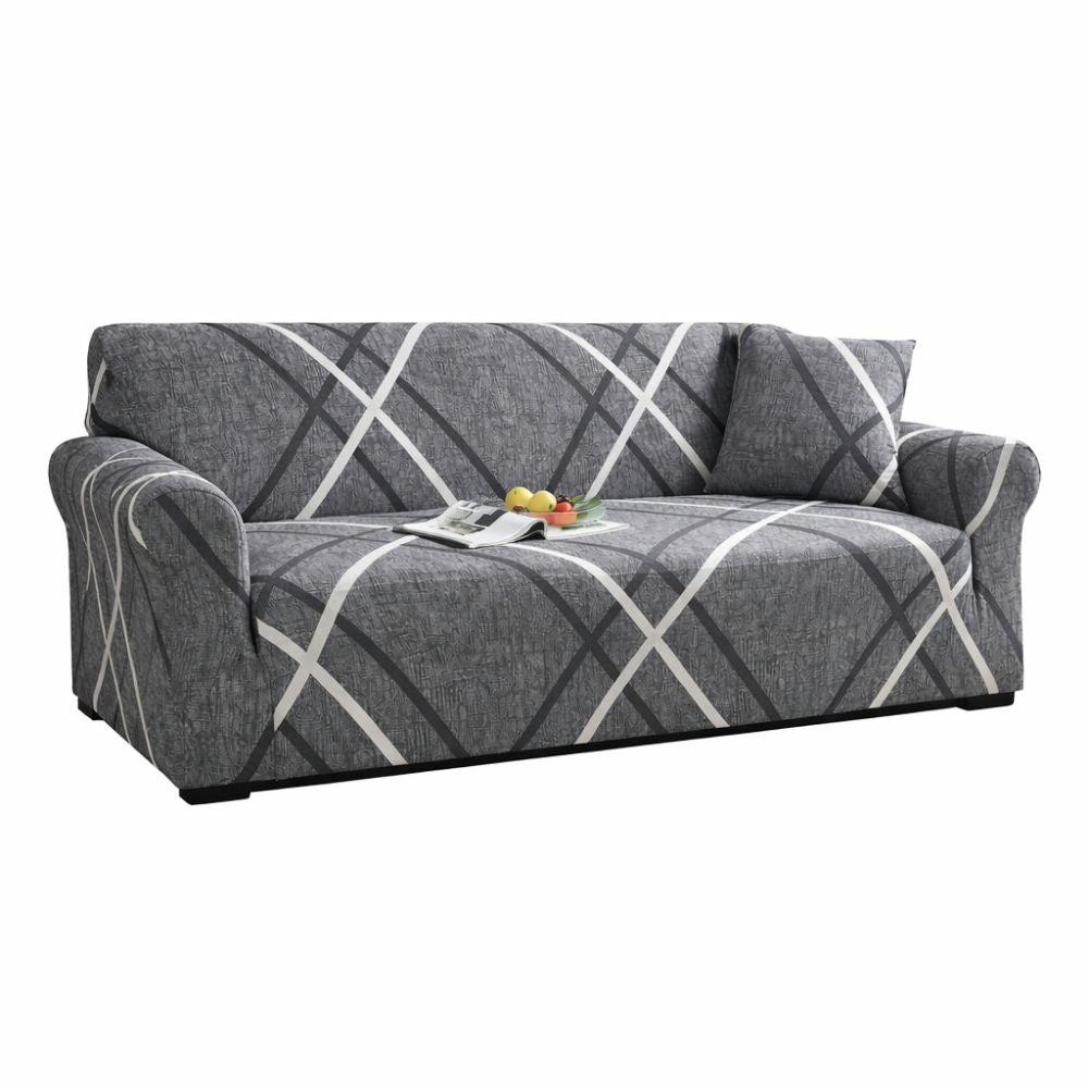 Funda de mueble 3-2-1 con 6 fundas de cojines Diseño Modern Lines