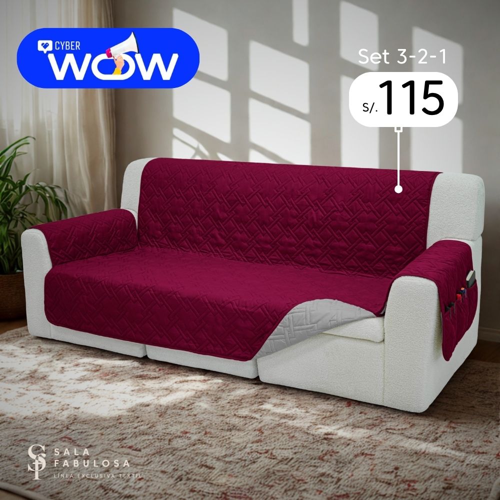 Cyber WOW - Protector Reversible Guinda/Gris 3-2-1