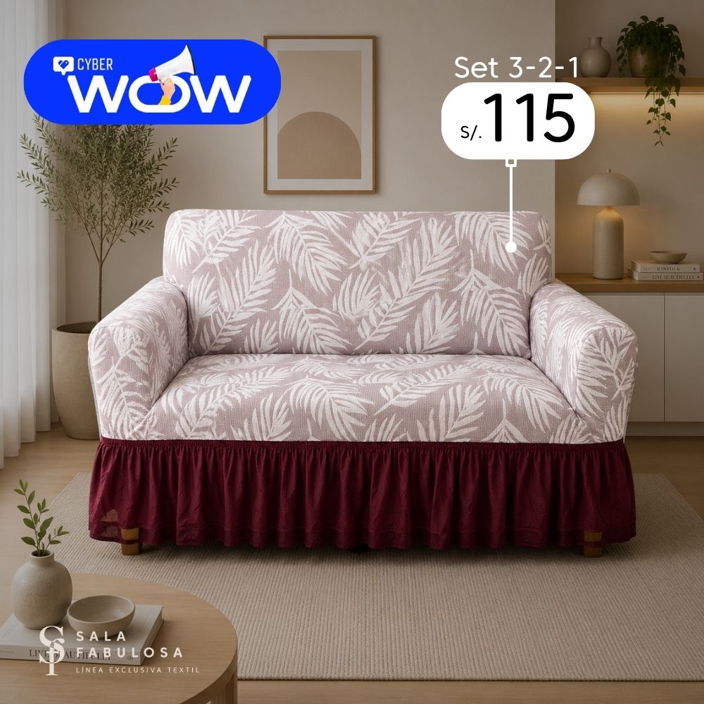 Cyber WOW - Funda de Mueble Alto Relieve Diseño Palma 3-2-1