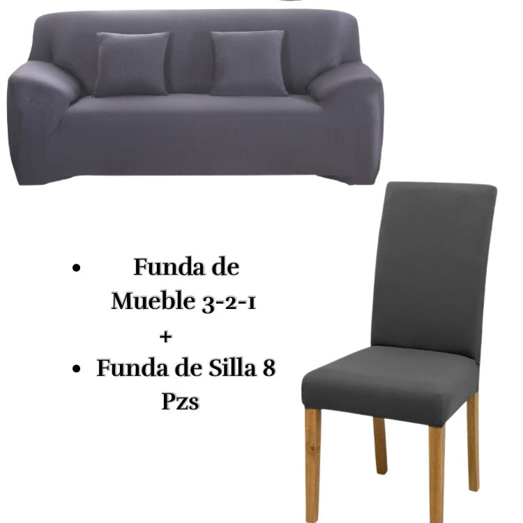 PACK LYCRA ENTERO : Funda de mueble con silla Lycra entero
