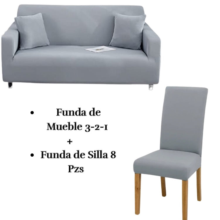 PACK LYCRA ENTERO : Funda de mueble con silla Lycra entero