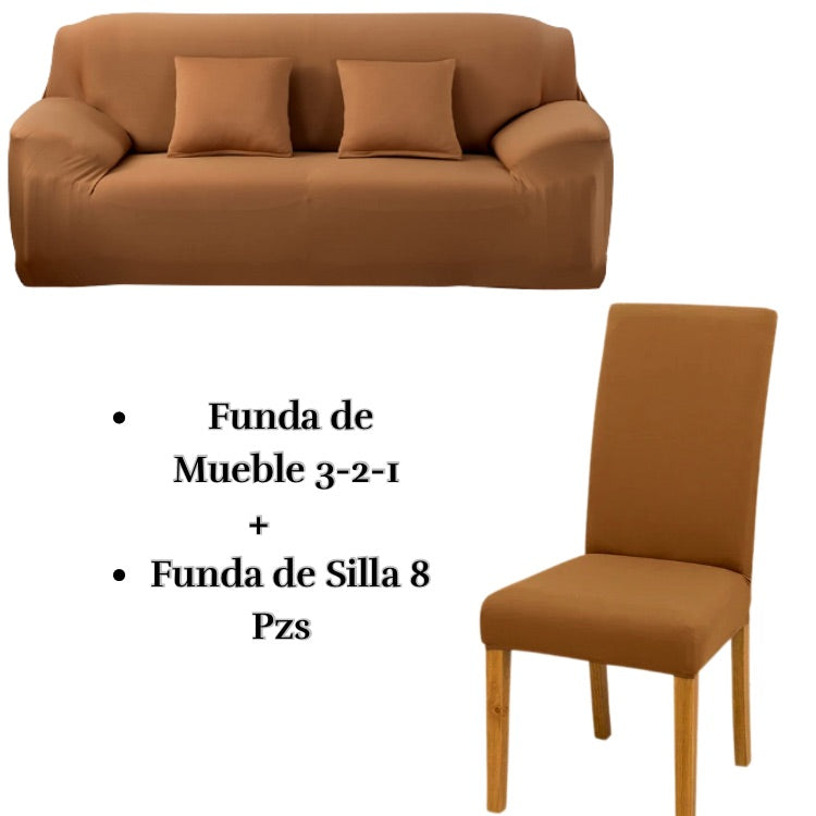 PACK LYCRA ENTERO : Funda de mueble con silla Lycra entero