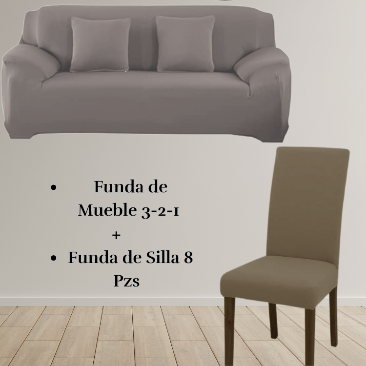 PACK LYCRA ENTERO : Funda de mueble con silla Lycra entero