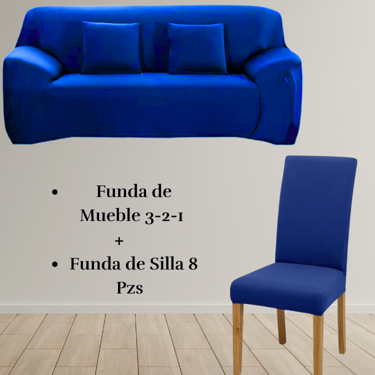 PACK LYCRA ENTERO : Funda de mueble con silla Lycra entero