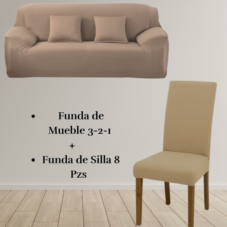 PACK LYCRA ENTERO : Funda de mueble con silla Lycra entero