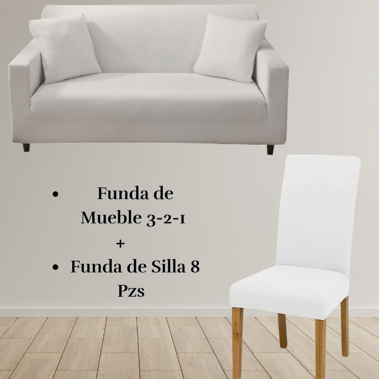 PACK LYCRA ENTERO : Funda de mueble con silla Lycra entero