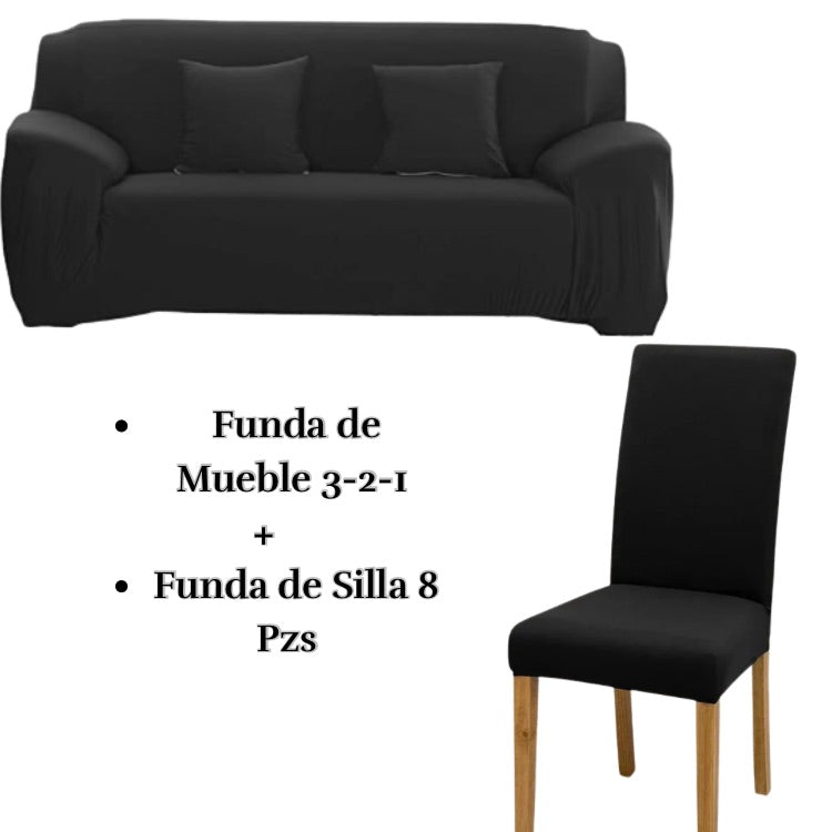 PACK LYCRA ENTERO : Funda de mueble con silla Lycra entero