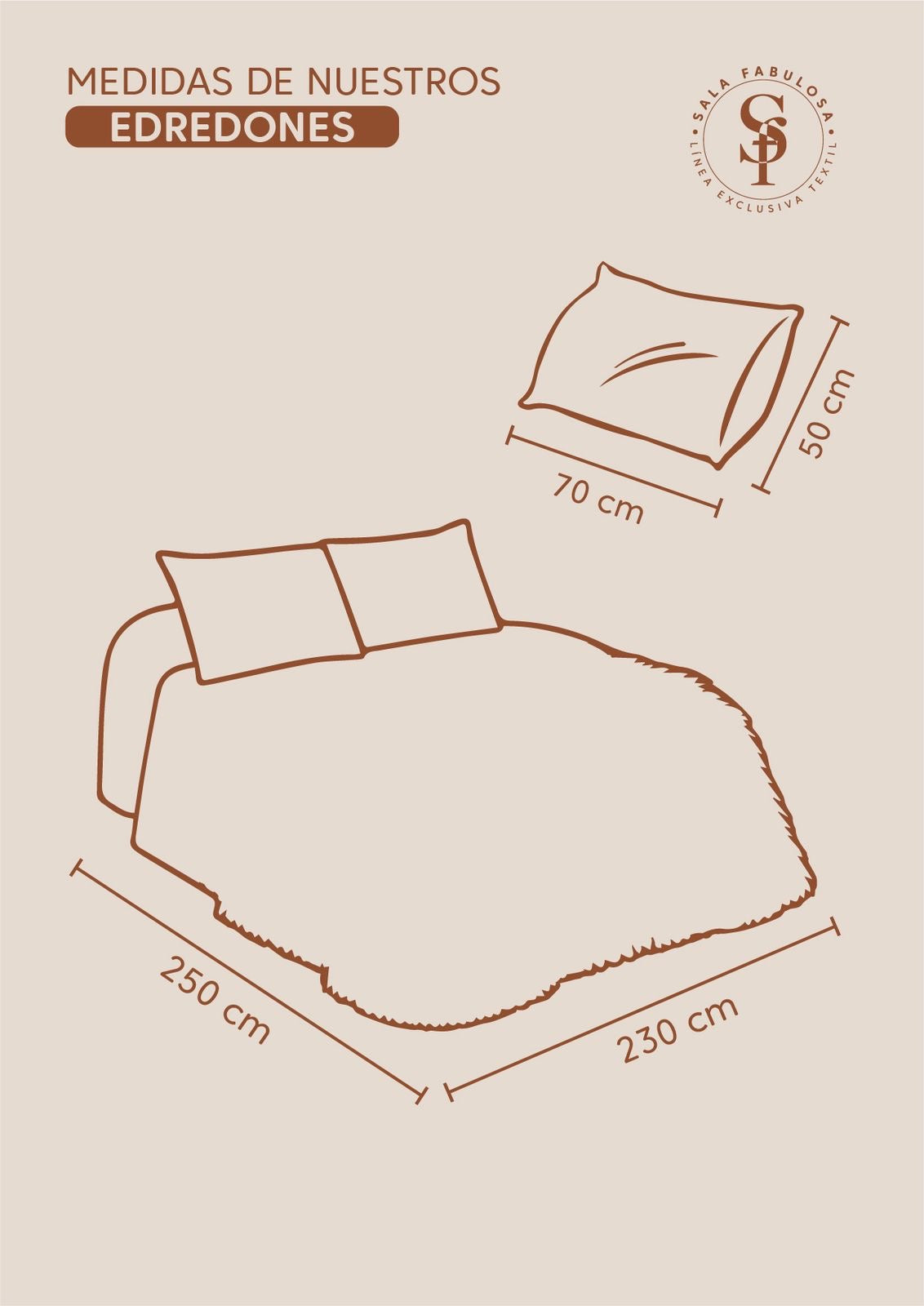 Edredón Duna + 2 Fundas de Almohada Calidad Rusia