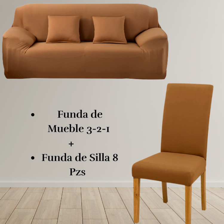 PACK LYCRA ENTERO : Funda de mueble con silla Lycra entero