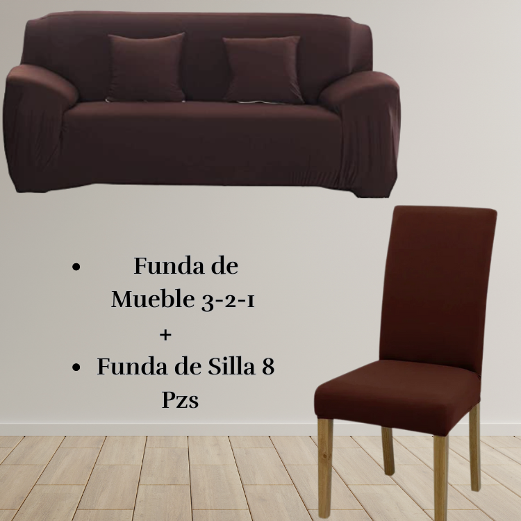 PACK LYCRA ENTERO : Funda de mueble con silla Lycra entero