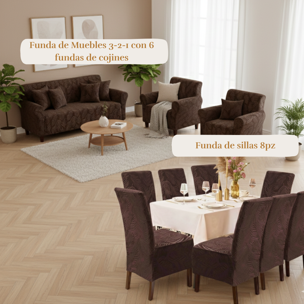 Pack Terciopelo labrado