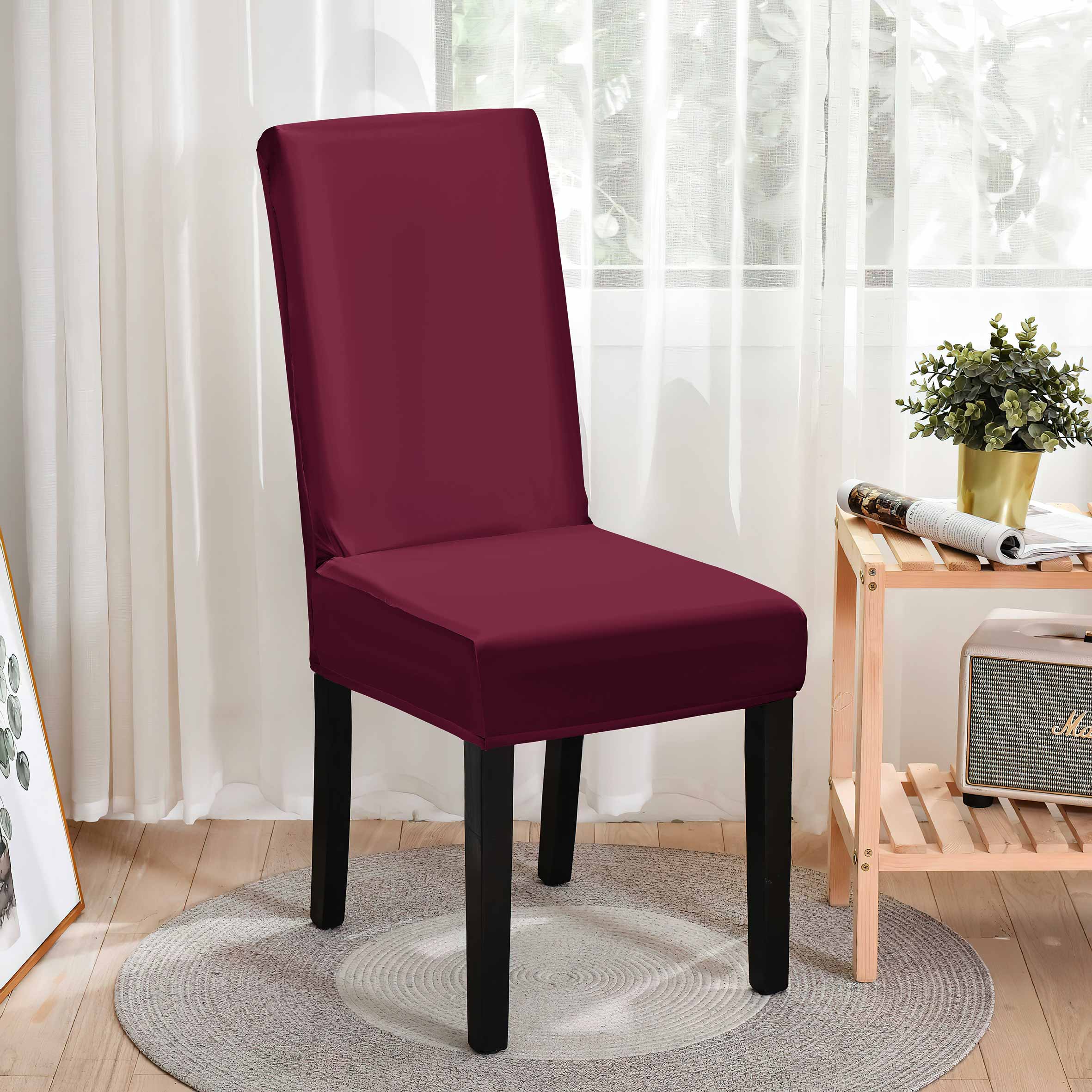 Funda de silla x8pzs lycra color entero