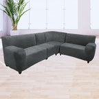 Mueble modular 4 piezas sin brazos Terciopelo Liso