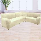 Mueble modular 4 piezas sin brazos Terciopelo Liso