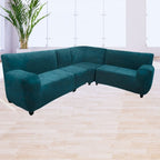 Mueble modular 4 piezas sin brazos Terciopelo Liso