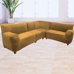 Mueble modular 4 piezas sin brazos Terciopelo Liso