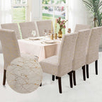 Funda de silla x8 pzs Terciopelo Golden Line