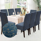 Funda de silla x8 pzs Terciopelo Golden Line