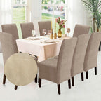 Funda de silla x8 pzs Terciopelo Liso