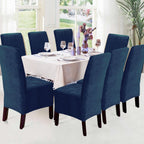 Funda de silla x8 pzs Terciopelo Liso