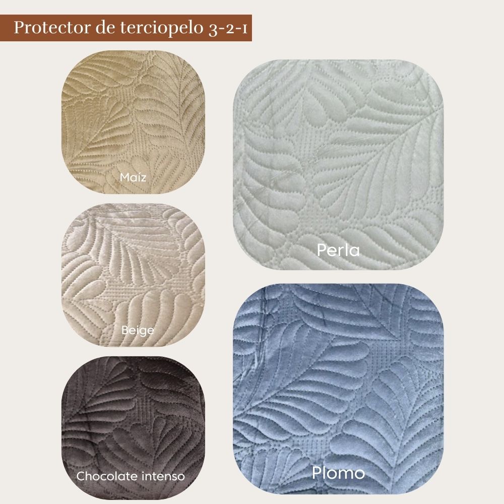 Protectores de Terciopelo 3-2-1 con Estilo y Confort