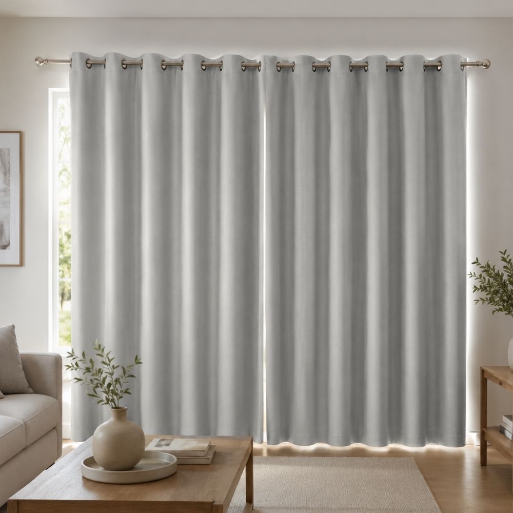 Cortina Blackout Tapasol 3x2.30 m – 2 Paños con Argollas