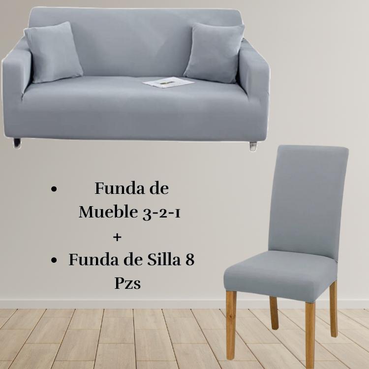 PACK LYCRA ENTERO : Funda de mueble con silla Lycra entero