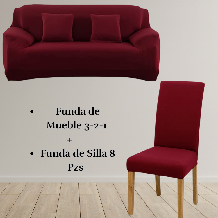PACK LYCRA ENTERO : Funda de mueble con silla Lycra entero